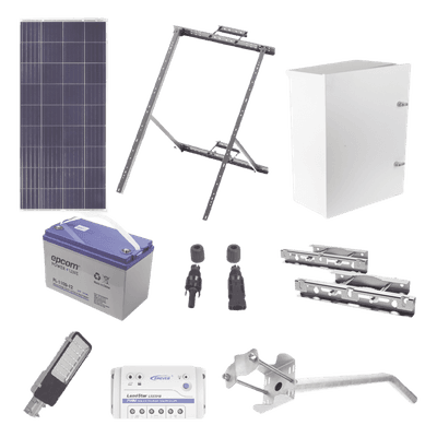 Kit de energía solar para alumbrado de 30 W KIT-SL-30W EPCOM INDUSTRIAL