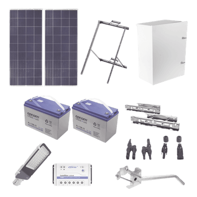 Kit de energía solar para alumbrado de 60 W KIT-SL-60W EPCOM INDUSTRIAL