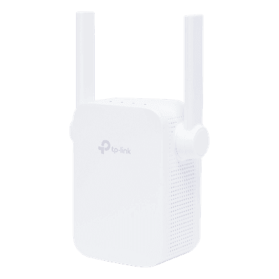 Extensor de Cobertura WiFi / Doble Banda 2.4 y 5 GHz / 750 Mbps / 2 Antenas Externas / Puerto Ethernet 10/100 Mbps / 2.56 x 2.56 x 2.56 pies RE205 TP-LINK