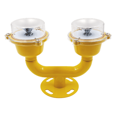 Lámpara de Obstrucción Aeronáutica / Doble LED Rojo / IP65 / 4 Modos de Operación / Bajo Consumo ≤3W / FAA L-810 / -40℃～70℃ GS-LI-D EPCOM INDUSTRIAL