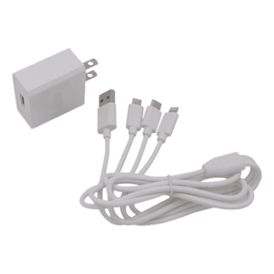 Cargador de Pared USB / 3 Puertos / Salida 5 Vcc 2 A / Cable Extensor 1.2 m (3.9 ft) / Entrada Universal 100-240 Vca / Multi-conector PL52C EPCOM POWERLINE