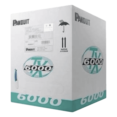 Cable UTP / Cat 6 Mejorado / 23 AWG / 305 m (1000 ft) / 4 Pares / PVC CM / Reelex PUC6004RD-FE PANDUIT