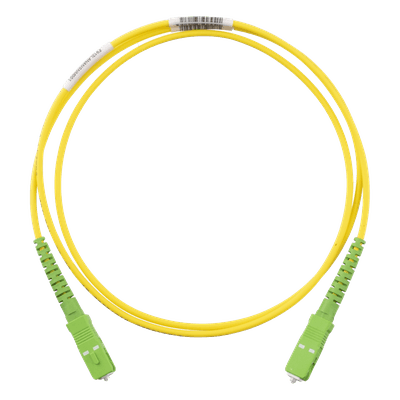 Jumper de Fibra Óptica / Monomodo OS2 9/125 / SC/APC-SC/APC Simplex / OFNR Riser / Amarillo / 1 m (3.28 ft) F913RANANSNM001 PANDUIT