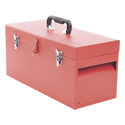 Caja de Herramientas Metálica / Doble Cerradura / 54 x 26 x 28.5 cm / Carolas Modulares / 1598 pulg³ / Recubrimiento Electrostático SYS-D6 URREA