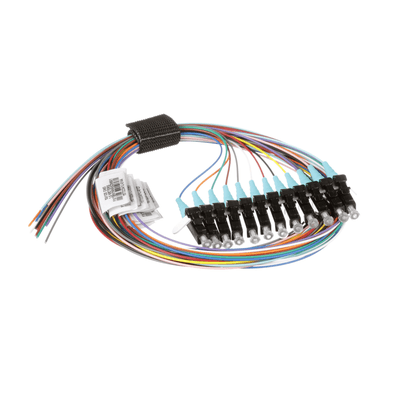Kit Pigtails / Conector LC / Multimodo OM3 50/125 / 900µm / 1 m (3.28 ft) / 12 unidades FXTBN1NNNSZM001 PANDUIT