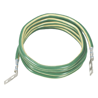 Jumper para Aterrizar Equipos / 6 AWG / 1.83 m (6 ft) / Terminal M6 45° y Recta / Cobre / TIA-607-C GJ672UH PANDUIT