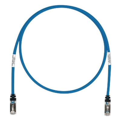 Patch Cord S/FTP Cat6A / 500 MHz / 0.30 m (1 ft) / 26 AWG / CM/LSZH / Azul STP6X1BU PANDUIT