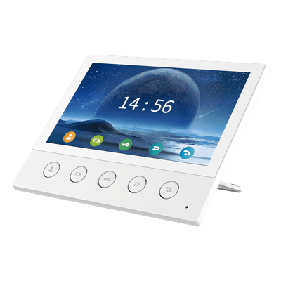 Monitor IP/SIP para interior, Wi-Fi, pantalla táctil de 7", audio de 2 vías, PoE, 8 interfaces de entrada de alarma. I53W FANVIL
