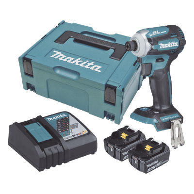 Atornillador de Impacto / 18 Vcc / 3,800 RPM / 180 N·m / 116 mm / 2 Baterías 5Ah Li-Ion / 4 Modos Operación DTD-171-RTJ MAKITA