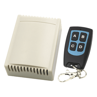 Receptor de 4 Canales / 433.92 MHz / 40 Transmisores / 12VDC / Alcance 30 m / 81x38x22 mm (3.2x1.5x0.9 in) ACCESS8074P ACCESSPRO