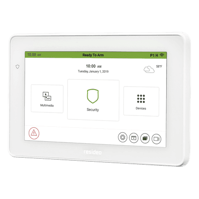 Pantalla Táctil Controladora / 7 Pulgadas WSVGA / Z-Wave Plus / Wi-Fi / 8 Cámaras IP / Compatible VISTA TUXEDOW HONEYWELL HOME RESIDEO