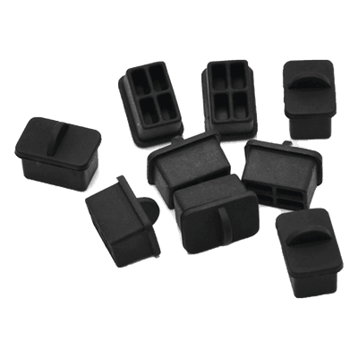 Protectores Anti-Polvo / Puerto SFP / Silicona / 25 Piezas / Negro LP-SFP LINKEDPRO BY EPCOM