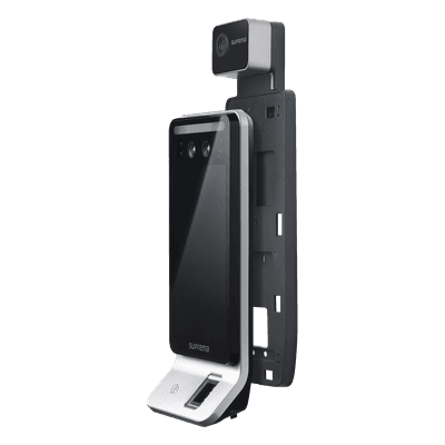Lector de Reconocimiento Facial y Huella / Detección de Temperatura / RFID EM 125kHz y MIFARE 13.56MHz / CPU Dual Core 1.8GHz + Quad Core 1.4GHz / Memoria 16GB Flash + 2GB RAM / Compatible BioStar2 FSF2ODBTCM10LA SUPREMA