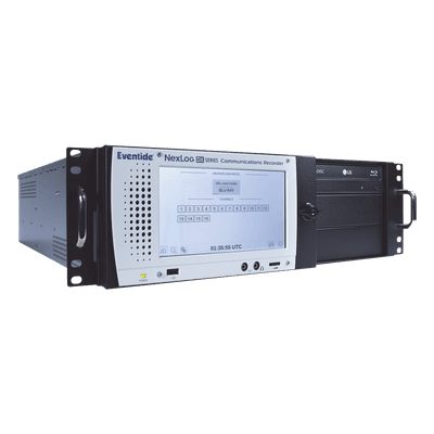 Sistema de Grabación de Audio / 16 Canales / 2x2 TB RAID / 160,000 Horas / VoIP / SIP / P25 / DMR / NXDN / 5.25 pies NEXLOG740-DX EVENTIDE