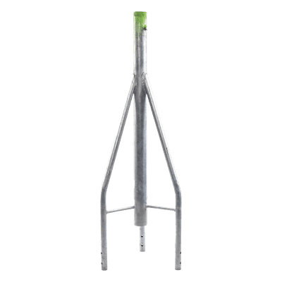 Tramo de Remate para Torre / Tubo Central 2' Cal.18 / Tubos 7/8' Cal.18 / 3 Opresores para Pararrayos / Galvanizado Electrolítico / Compatible STZ-30 SCZ-30-P SYSCOM TOWERS