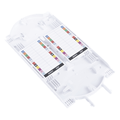 Charola de Empalme para Fibra Óptica / 24 Empalmes por Fusión / Capacidad 144 Núcleos / IP68 / -40°C a +65°C / Φ220x480 mm FOST-220J-A104 FIBERHOME