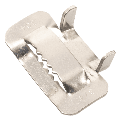 Hebilla de Acero Inoxidable / 3/4" / 100 Piezas / Compatible ADSS / Mini-ADSS / Figura 8 LP-SSBT-34 LINKEDPRO BY EPCOM