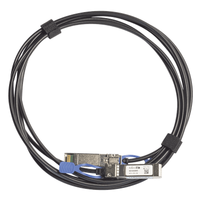 Cable de Conexión Directa SFP/SFP+/SFP28 / 1G/10G/25G / 3 m (9.8 ft) / Baja Latencia / Bajo Consumo XS+DA0003 MIKROTIK