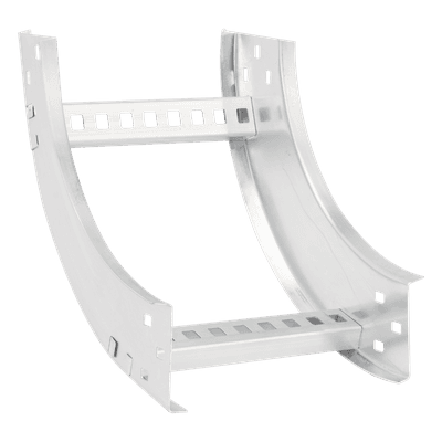Curva Vertical Interior de Aluminio / Perfil Z / Peralte 3 1/4" / Ancho 9" / Radio 8" / Ambientes Salinos