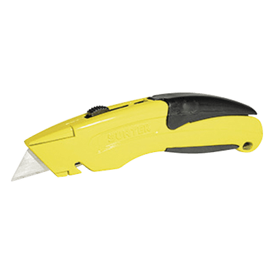 Navaja multiusos curva / Grip antideslizante / 7 pulgadas / Almacena 6 navajas / Corte de fleje integrado SYS-NF7 SURTEK