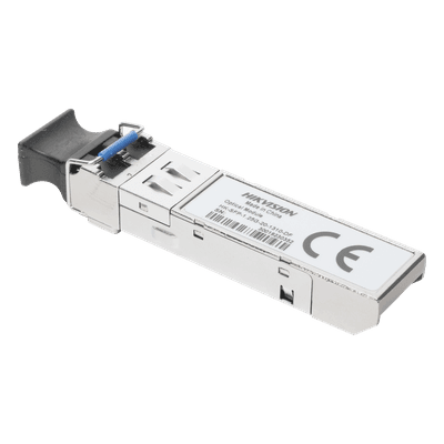 Transceptor Mini-GBIC SFP / Distancia 20 km (65.6 ft) / Conector LC / Duplex / Monomodo / 1.25G Ethernet / 1310nm HK-SFP-1.25G-20-1310-DF HIKVISION