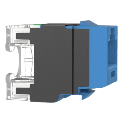 Módulo Jack de Cobre / Categoría 6A / 500 MHz / Terminación 110 / Keystone / RJ45 / Azul NK6X88MBU PANDUIT