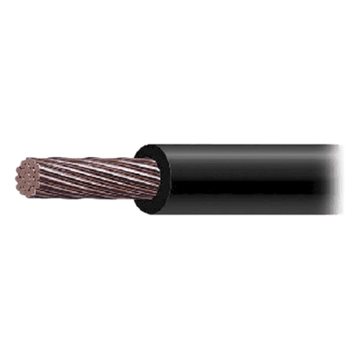 Cable Eléctrico THW-LS / Cobre 3/0 AWG / 19 Hilos / 33.6 mm² / 100 m (328 pies) / Negro SLY-347-BLK/100 INDIANA