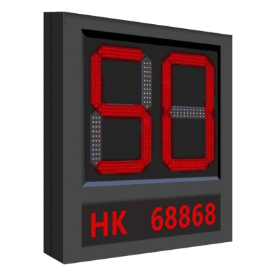 Pantalla LED para Aplicación de Estacionamientos / Indicador de Estados como Exceso de Velocidad, Velocidad Normal DS-TVL224-8-5EY HIKVISION