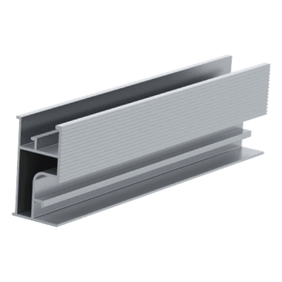 Riel 3 para montaje de módulos fotovoltaicos de aluminio anodizado de 4400mm. EPL-SR3-4400 EPCOM POWERLINE