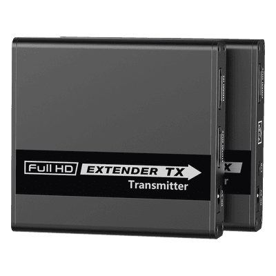 Kit Extensor HDMI para distancias de 70 metros / Soporta resoluciones 720 y 1080P @ 60 Hz / Cat 6, 6a y 7 / Cero Latencia / Uso 24/7 / HDR10 / Salida Loop / Configuración EDID / Soporta control remoto del equipo fuente / Salida de audio de 3.5mm TT223 EPCOM TITANIUM