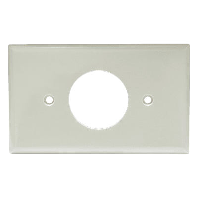 Placa de Contacto Sencilla / Material ABS / Color Marfil / Uso Interior SYS-136601 SURTEK