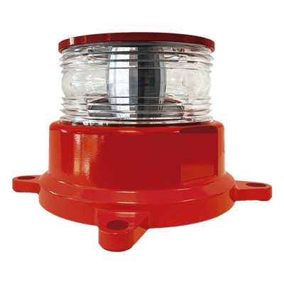 Baliza LED de Intensidad Media / 2000cd Rojo + 246mW/sr IR / 360°H + 3°V / AC-DC 120-240V / GPS / ADSL / -55°C a +55°C / 807 pies Equivalente RED-STAR-DC TWR