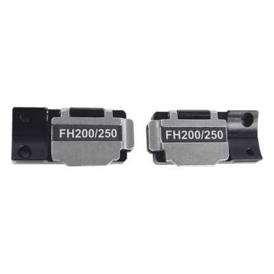 Par de Sujetadores para Fibra Óptica 250 Micras / Compatibles con Fusionadoras 915FS, 910FS y FSP200 / Precisión de Alineación Industrial
