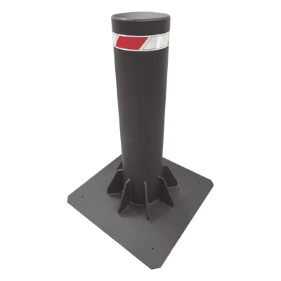 Bolardo Fijo de Alta Seguridad / 220 mm Diámetro / 750 mm Altura / 12 mm Espesor Pared / Acero al Carbón / 2.46 ft Altura / 0.72 ft Diámetro XB-220-FHS ACCESSPRO