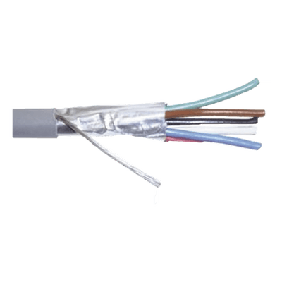 Cable para Alarma / 6 Conductores / 22 AWG / Blindado / CMR / 305 m (1000 ft)
