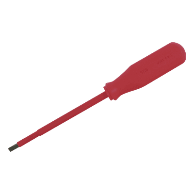 Destornillador aislado 1000V / Punta plana / Barra 1/4' / Longitud 5-7/8' (0.18m) SYS-9716 SURTEK
