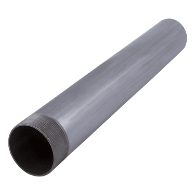 Tubo conduit pared gruesa / 4" (102mm) / 3 m (9.84 ft) / Calibre 9 / Con rosca / Etiqueta amarilla JU-PG-400-TUB JUPITER