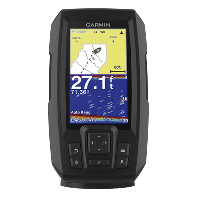 Fishfinder con GPS / Pantalla QSVGA 272 x 480 píxeles / Frecuencias 50-200 kHz / Potencia 200 W RMS / IPX7 10-01870-00 GARMIN