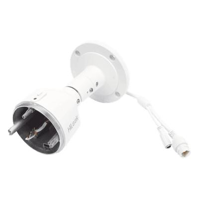 Tapadera Trasera con Salida de Cable / Sellado Hermético IP66 / Soporte Empotable Integrado / Aluminio Resistente / Compatible con Cámaras Bala IP Varifocal