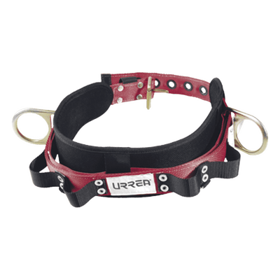 Cinturón de Seguridad para Liniero / Talla 36 / Neopreno Resistente / Nylon 4' Acolchonado / 2 Anillos Tipo D / 4 Compartimentos / ANSI A10.14 y Z359.1 SYSUSC01C URREA
