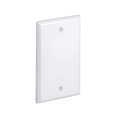 Placa de Pared Ciega / ABS / 69.8 x 114.4 mm / 2.75 x 4.5 in / Blanco Mate / Montaje Vertical CPNIW PANDUIT