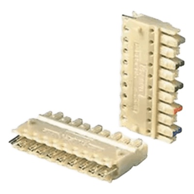 Block de Conexiones 110 / Cat 5e / 4 Pares / 1.2' x 0.92' x 0.24' / Paquete 10 pzas P110CB4-XY PANDUIT