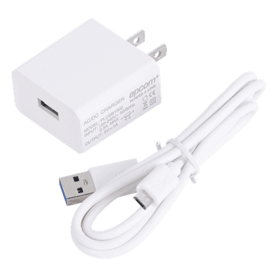 Cargador Micro-USB Profesional / 5 VCC / 1 A / Entrada 100-240 VCA / 1.94 x 1.67 x 0.96 in PLUSB1000V EPCOM POWERLINE