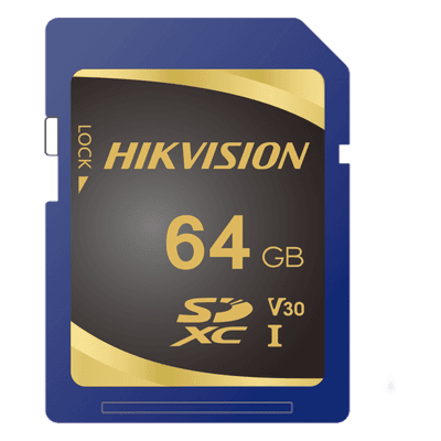 Memoria SD Clase 10 de 64 GB / Especializada Para Videovigilancia HS-SD-P10/64G HIKVISION