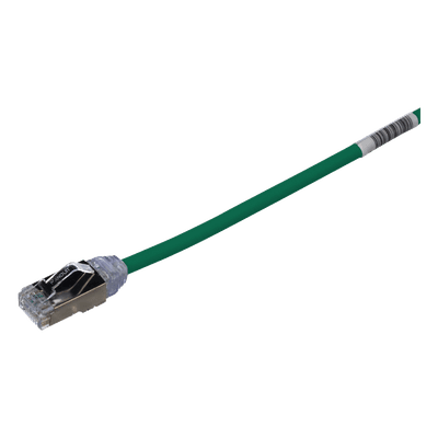 Patch Cord Cat6A / 28 AWG / S/FTP / CM/LS0H / 20 cm (0.66 ft) / Verde STP28X0.2MGR PANDUIT