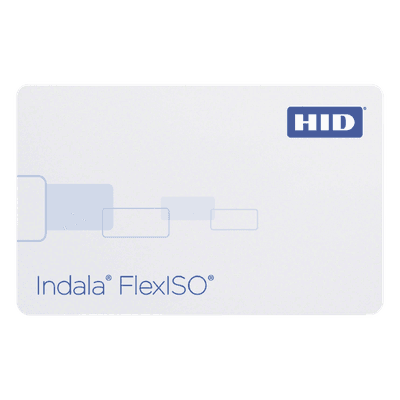 Tarjeta de proximidad / 125 kHz / 5.4 x 8.6 x 0.076 mm / 26 bits / Acabado glossy blanco FPISOSSSCNA0000 HID
