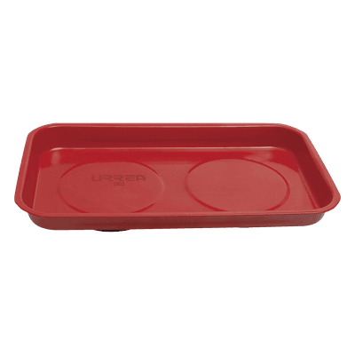 Charola magnética rectangular / Acero inoxidable calibre 25 / 9.4 x 5.5 in (24 x 14 cm) / Base de hule resistente a aceite y gasolina SYS-2303 SURTEK
