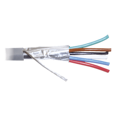 Bobina de Cable / 8 Conductores / 22 AWG / 305 m (1000 pies) / CMR / Blindado / -20°C a 60°C / 3.7 mm WZ12 VIAKON