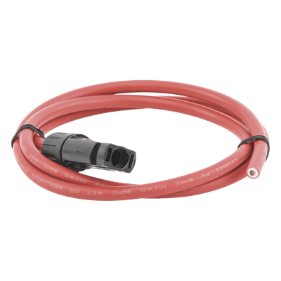 Cable Fotovoltaico / 1 m (3.28 ft) / 10 AWG / MC4-M / Rojo CBLMC41MRED EPCOM POWERLINE