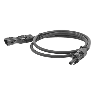 Cable Fotovoltaico / 1 m (3.28 ft) / 10 AWG / MC4 Macho-Hembra / Negro / Intemperie CBLMC41MBLK EPCOM POWERLINE